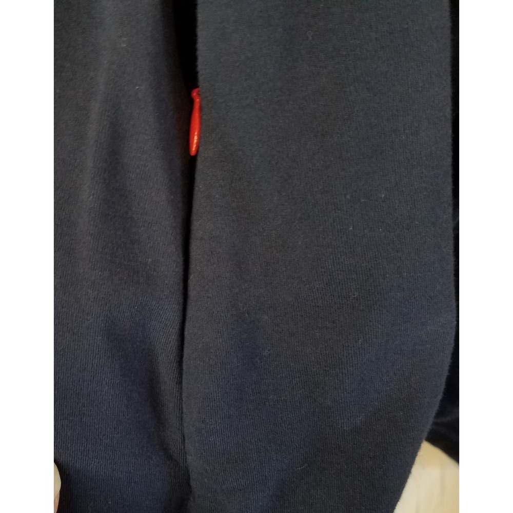 Appleseeds Jacket Sz L Full Zip Golf Track pockets Red White Blue Color Block - Picture 4 of 4